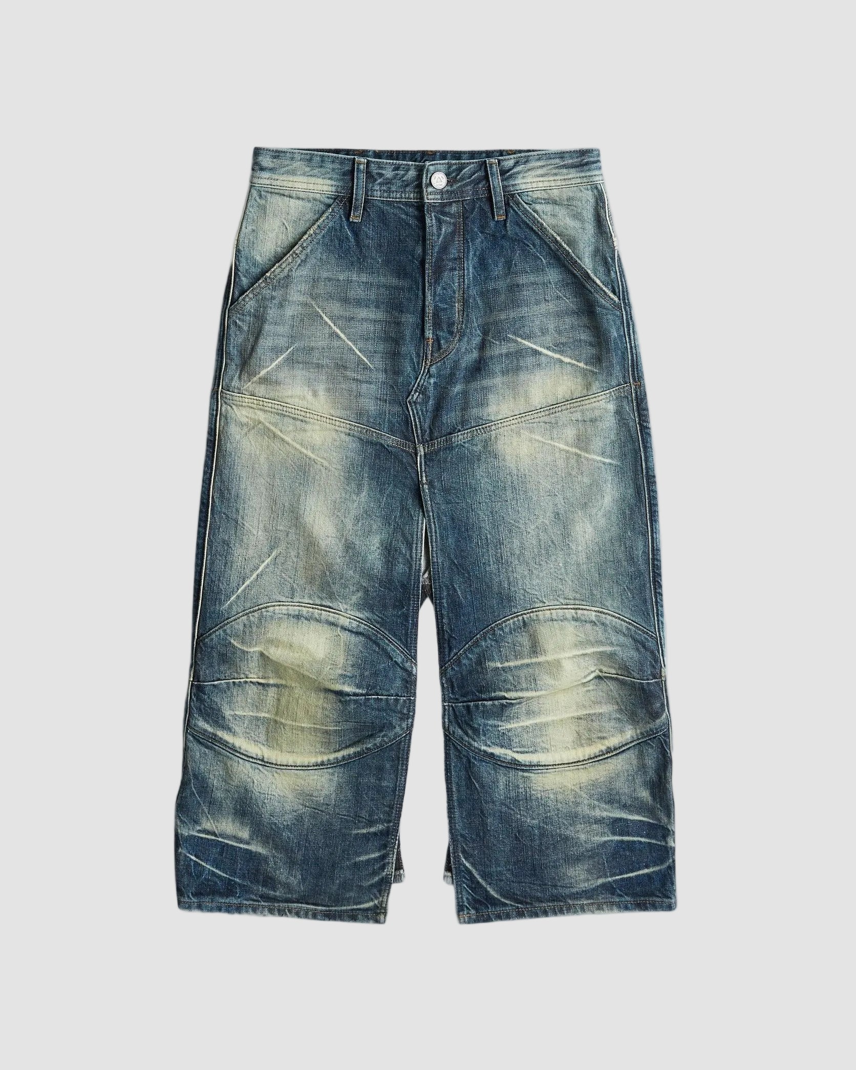 RR 3D Biker Skirt Wmn - G-Star - Bleu Fonce