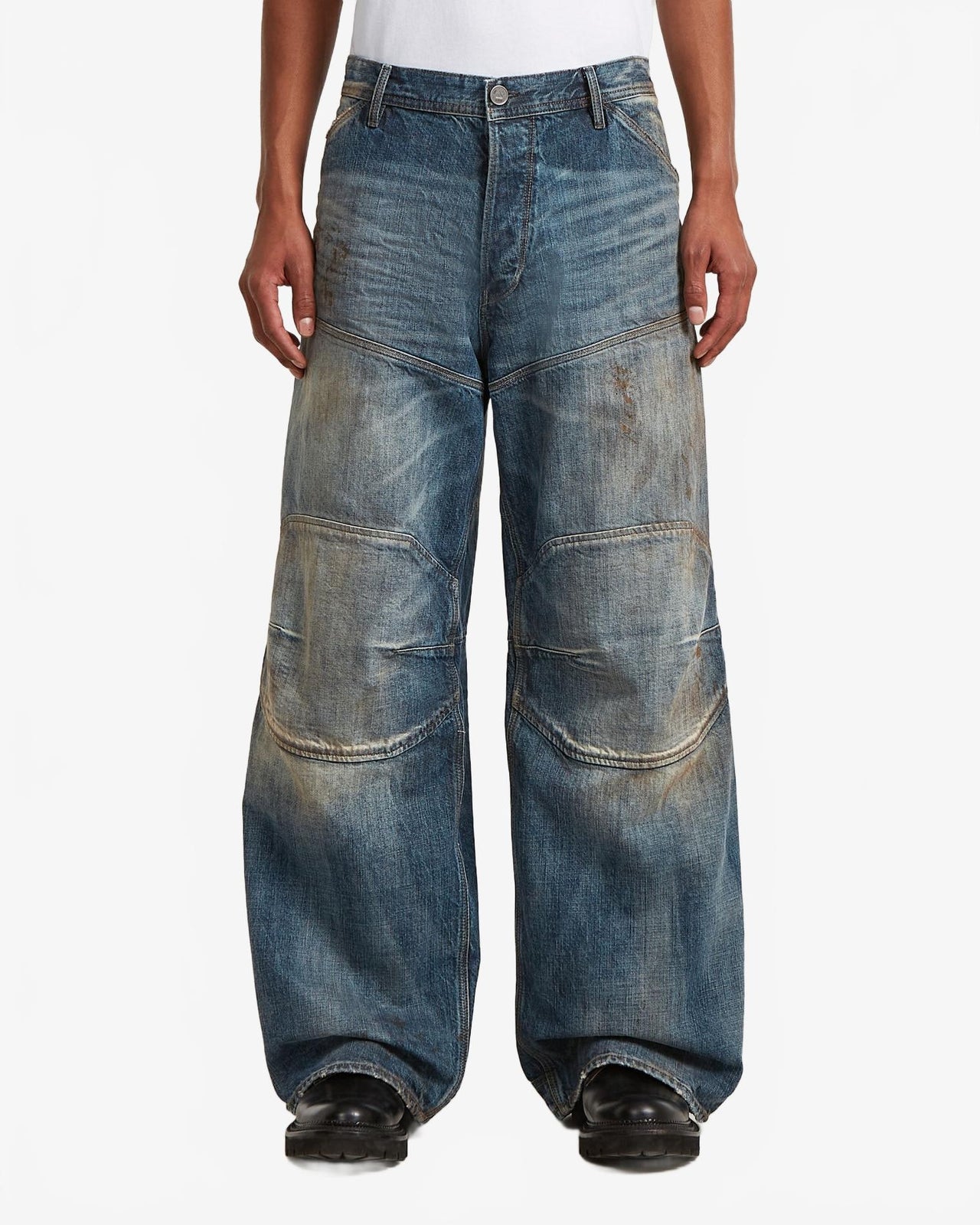 RR 5620 3D Biker Baggy - G-Star - Bleu Foncé