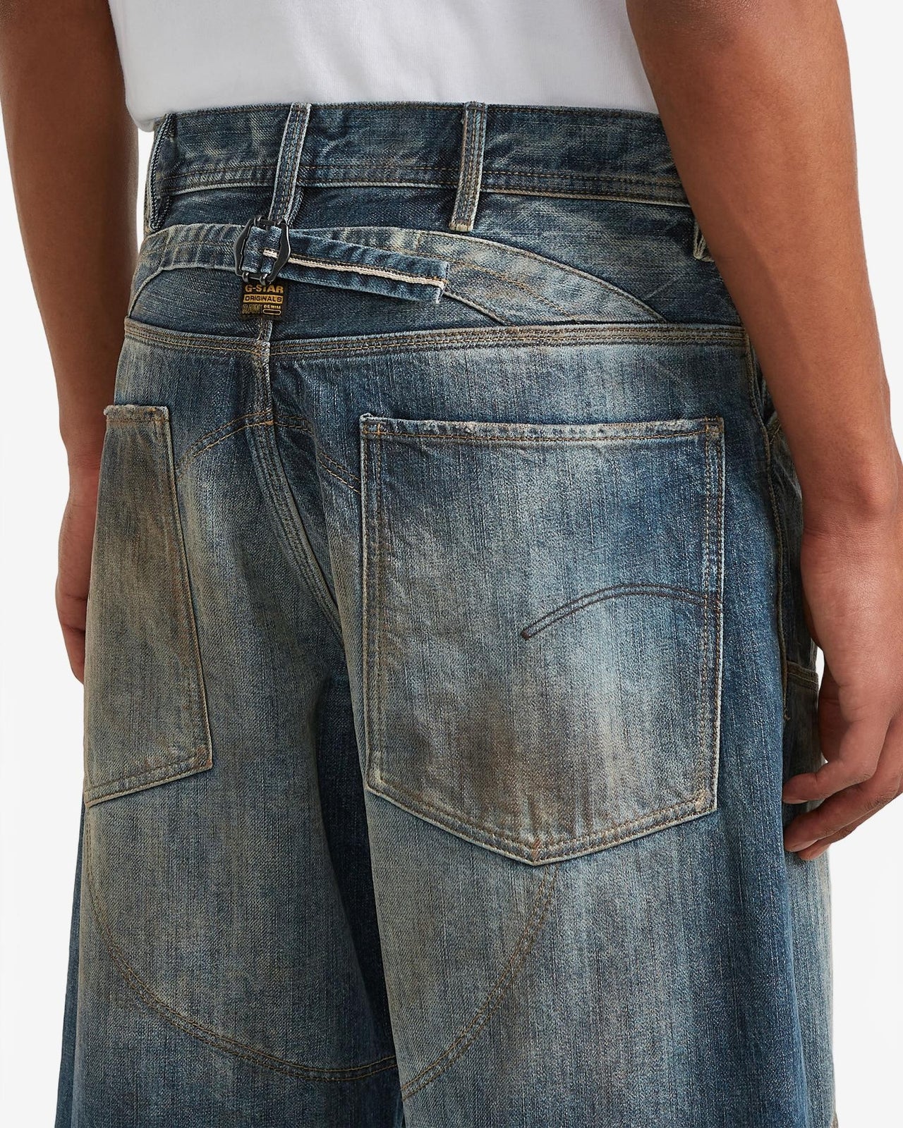 RR 5620 3D Biker Baggy - G-Star - Bleu Foncé