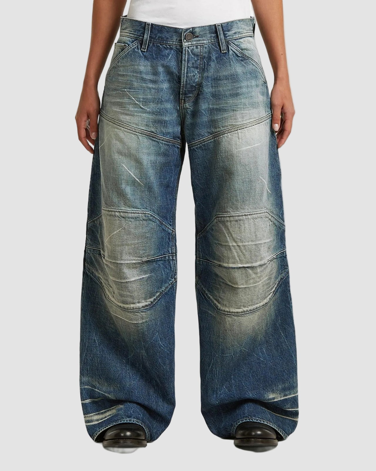 RR 5620 3D Biker Baggy Wmn - G-Star - Bleu Fonce