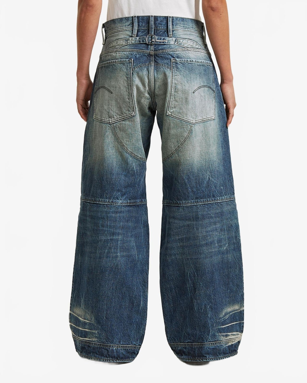 RR 5620 3D Biker Baggy Wmn - G-Star - Bleu Fonce