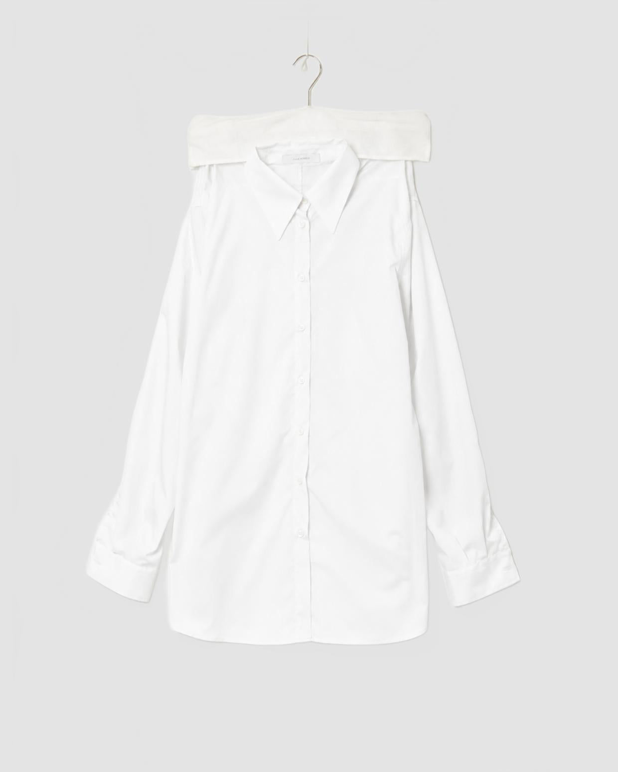 Claudette 20Lifted 20Shoulders 20Shirt 20  20Julie 20Kegels 20  20White