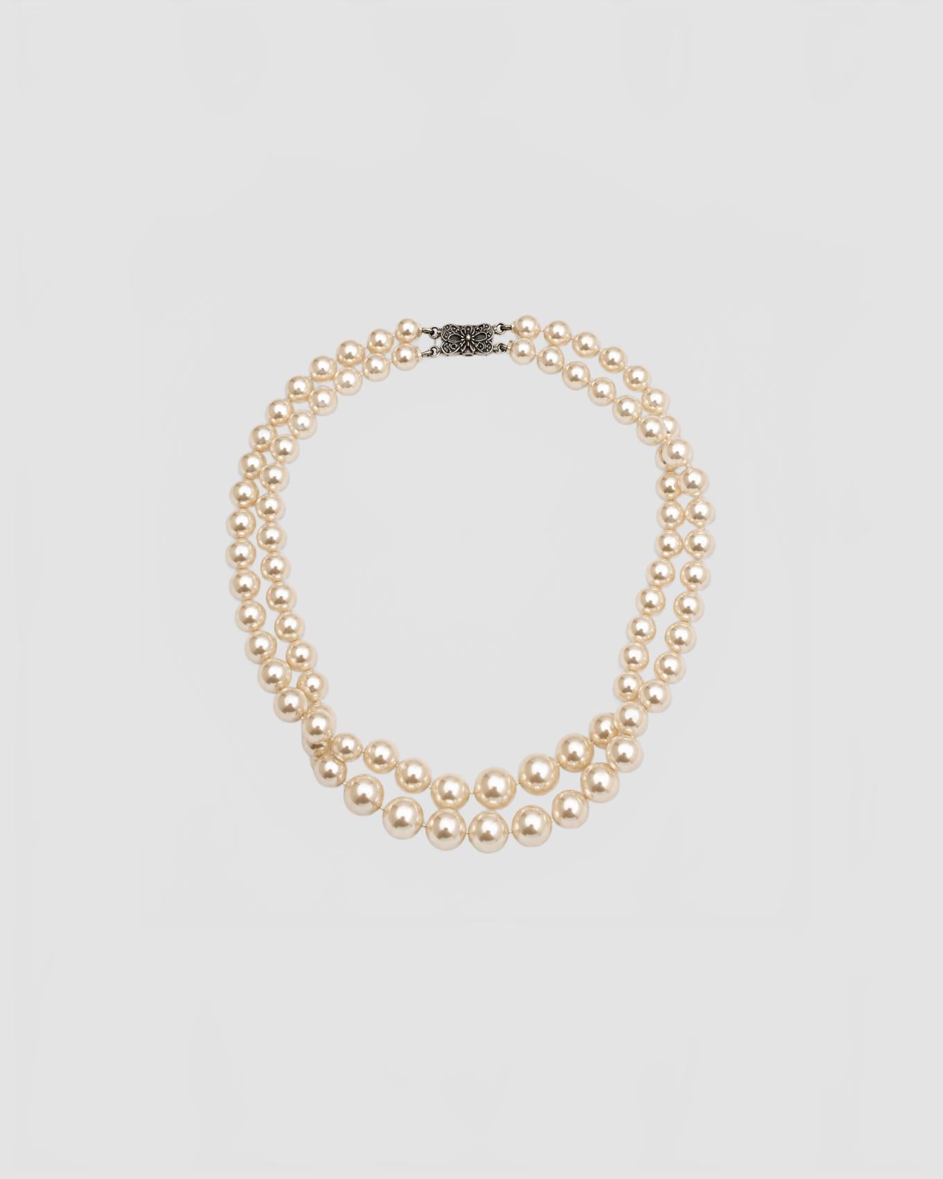 Collier 20De 20Perles 20Vintage 20  20Vontage 20Bijoux 20  20Nacre