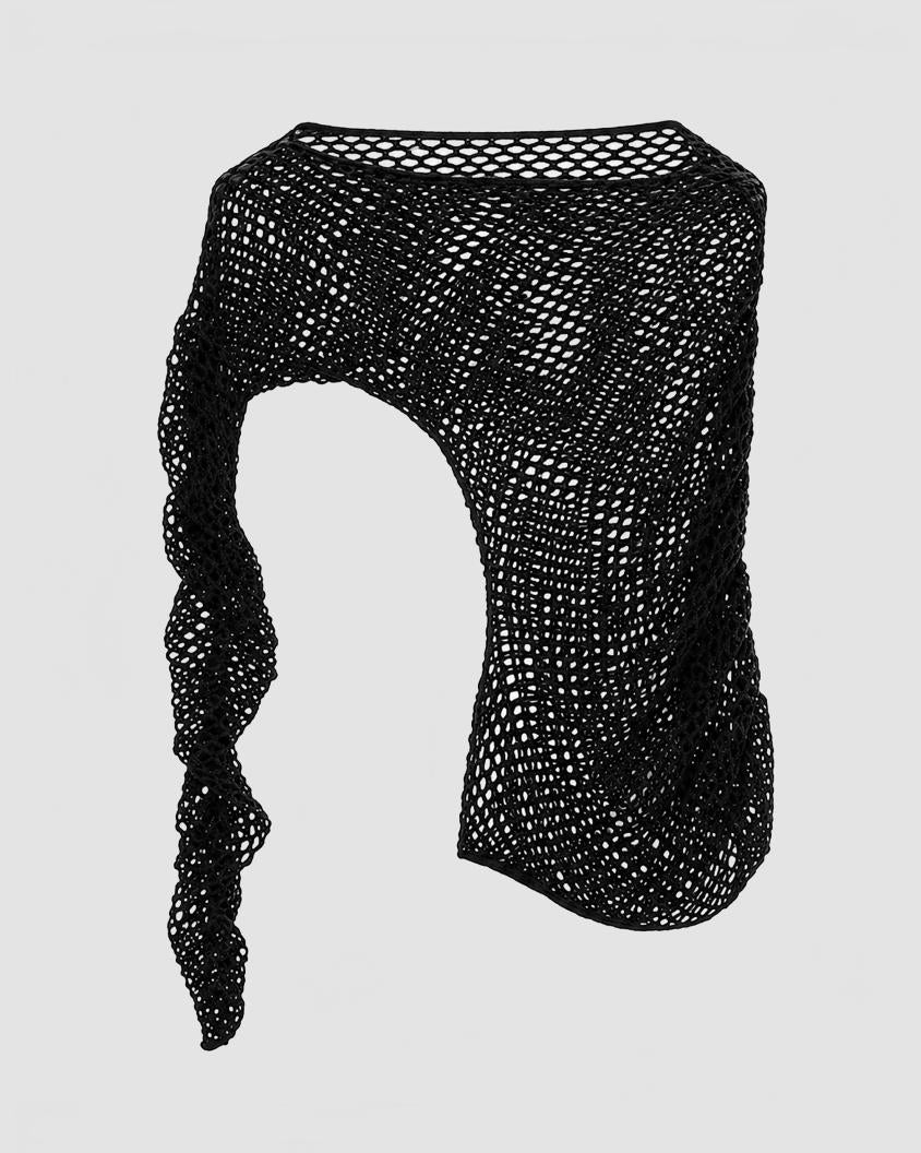 Fishnet 20Scrunch 20Top 20  20Vaquera 20  20Black 201