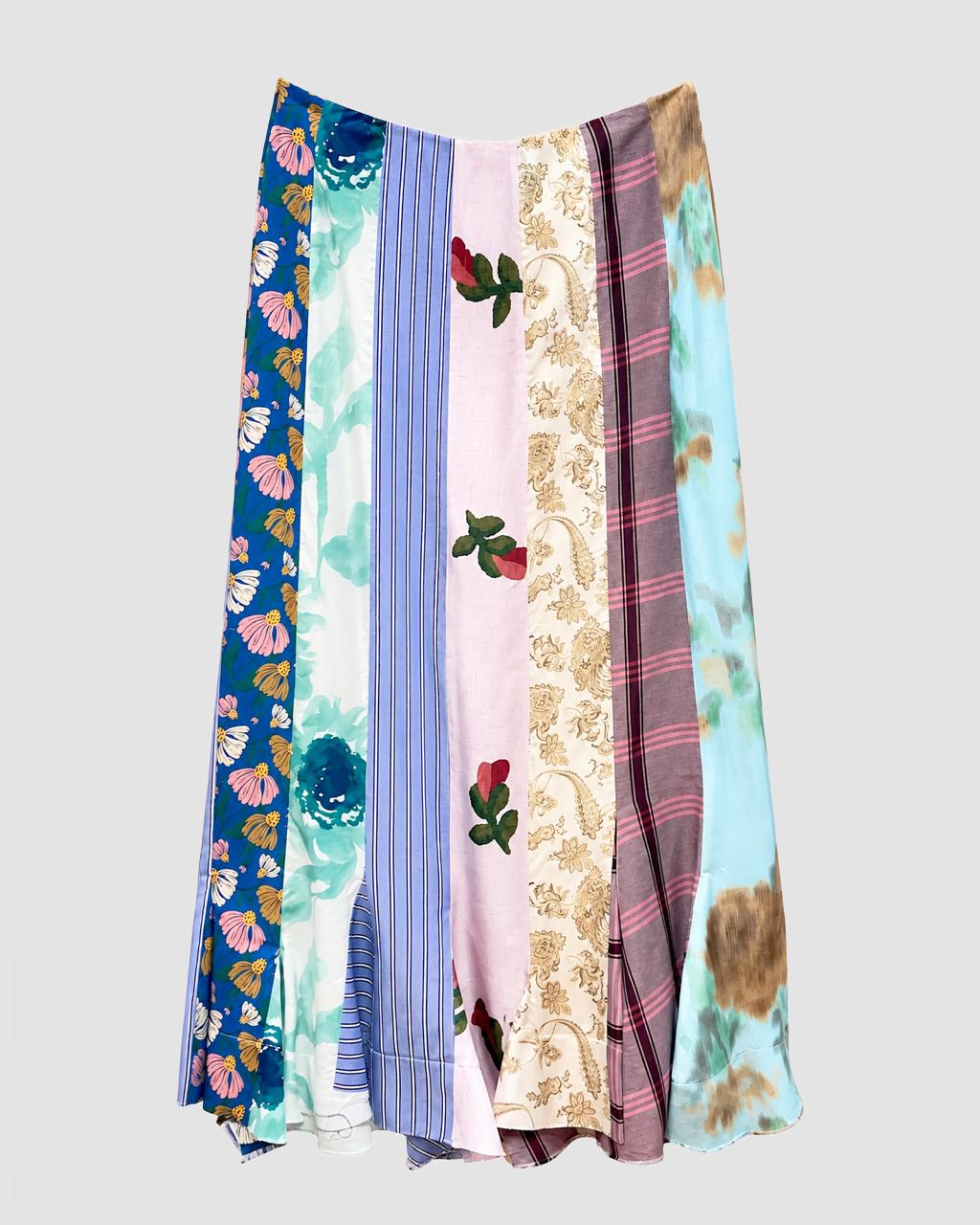 Jupe 20Patchwork 20En 20Coton 20  20Moschino 20  20Multicolor 201