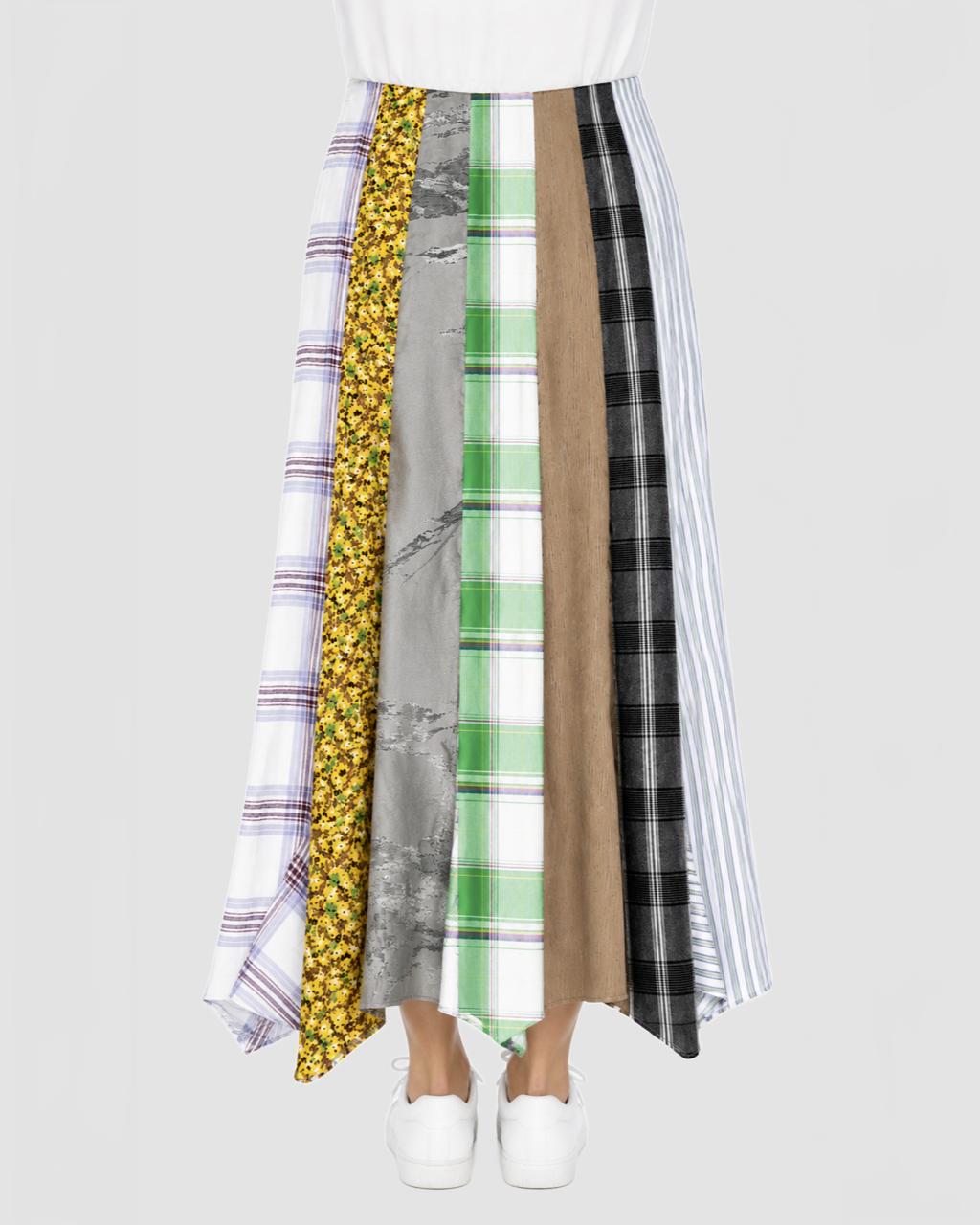 Jupe 20Patchwork 20En 20Coton 20  20Moschino 20  20Multicolor 204