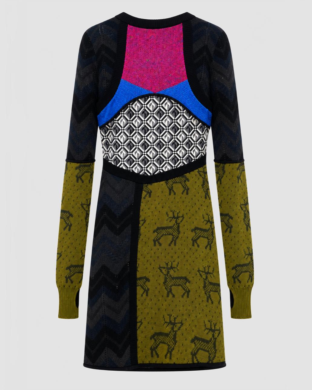 KNIT 20MELANGE 20HYBRID 20DRESS 20Marine 20Serre 202