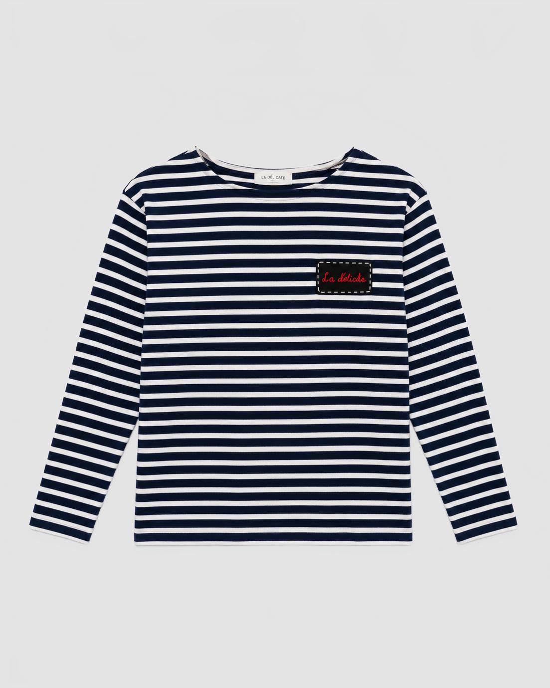 Loose 20Fit 20Striped 20Sweater 20  20La 20Fetiche 20  20Navy 20 2F 20Ecru 201