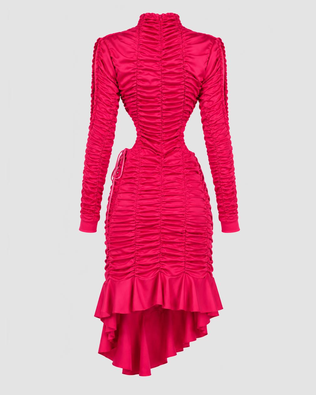 MIDI 20PEEPHOLE 20RUCHED 20DRESS 202