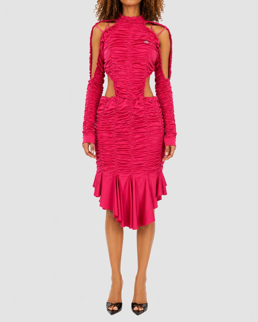 MIDI 20PEEPHOLE 20RUCHED 20DRESS 204