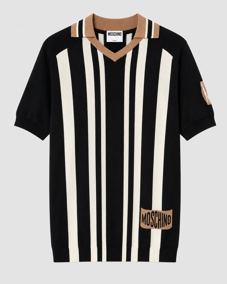 Polo 20en 20Viscose 20Stretch 20  20Multi 20Black 20  20Moschino 201