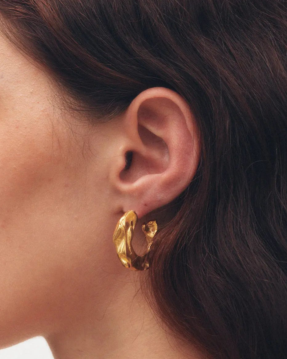 Simuero lume gold earring 2