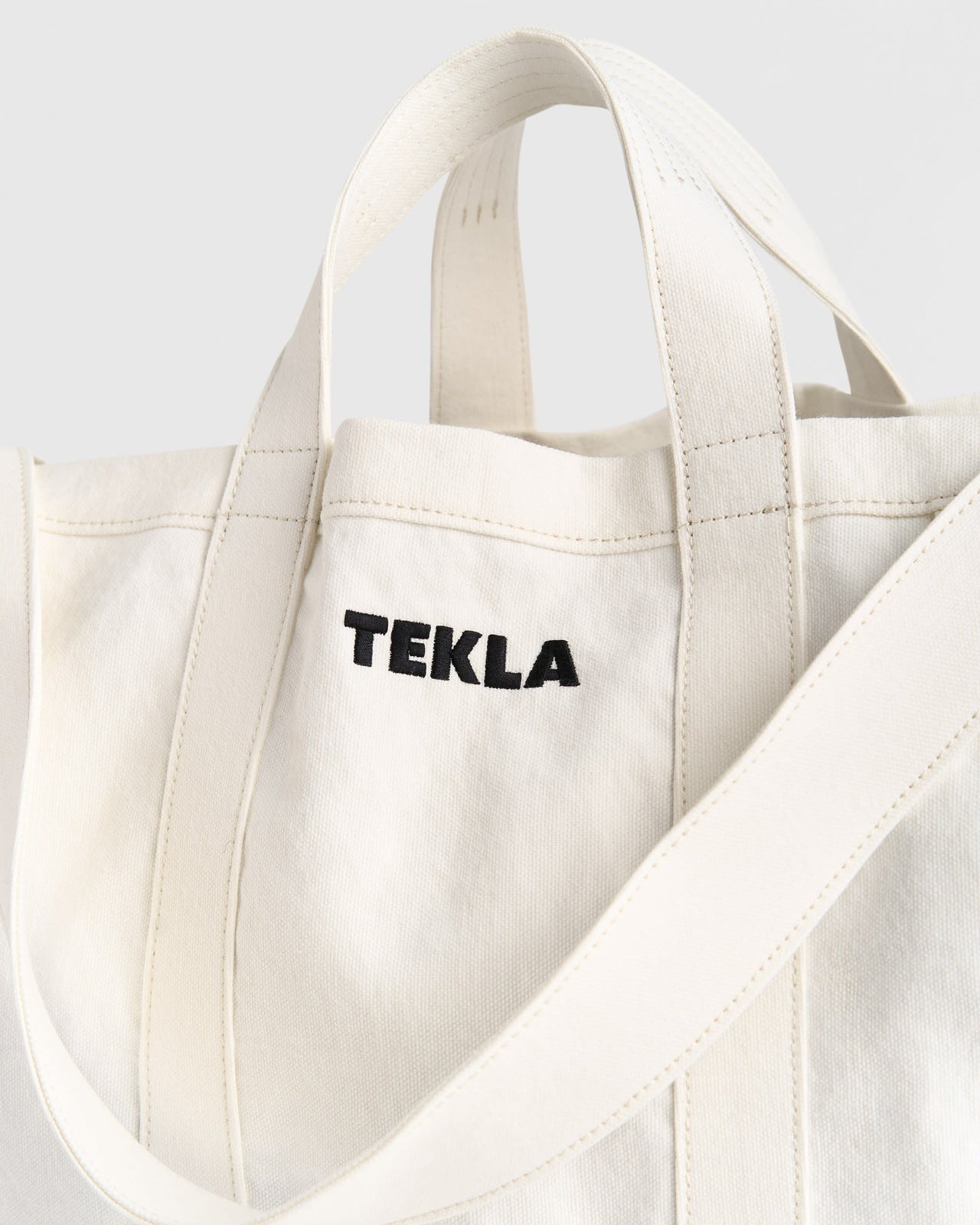 Tekla Canvas Beach bag Ivory Thumbnail 2