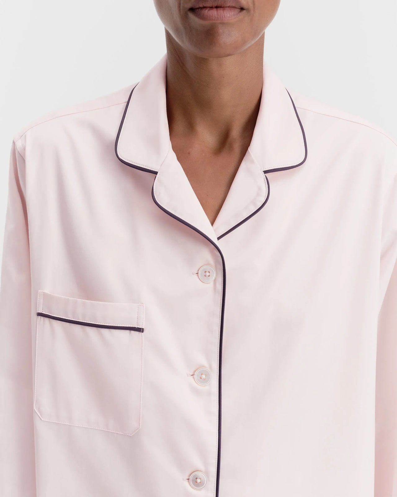 Tekla Sateen Long sleeve shirt Porter Female 4
