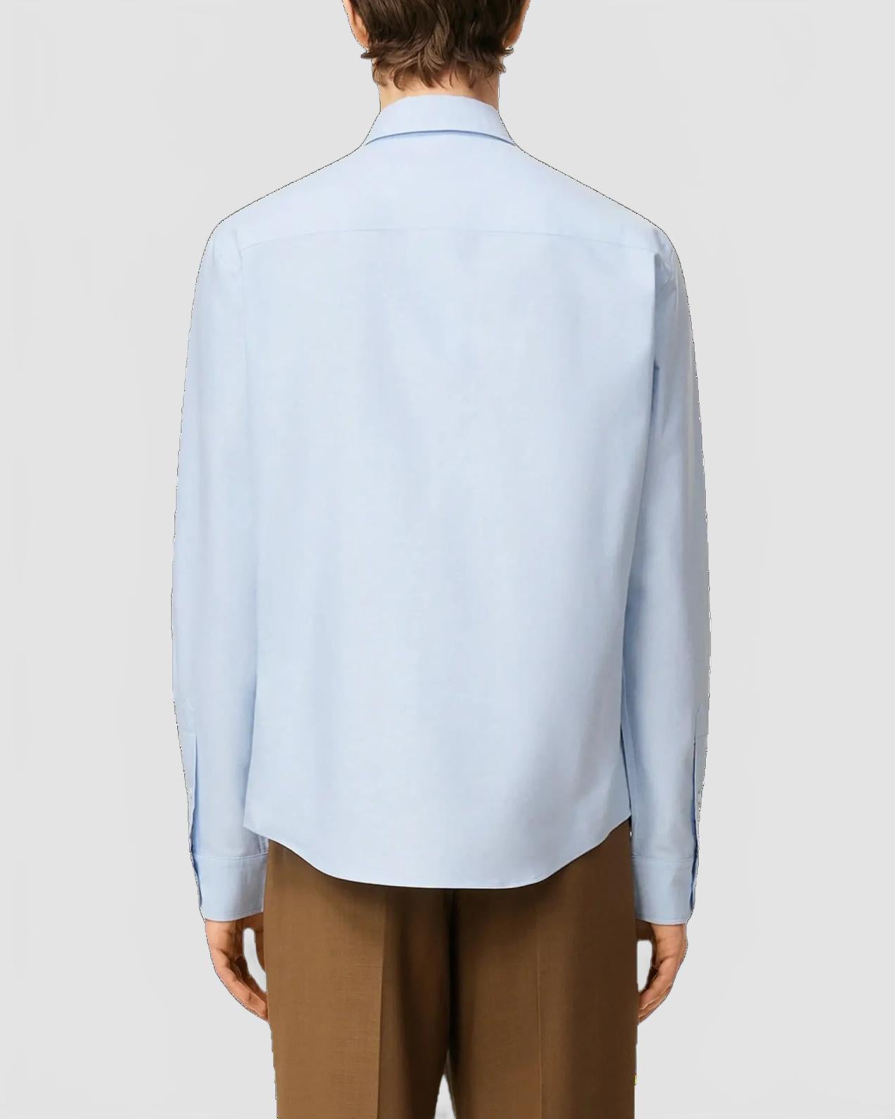 ami chemise bleu en coton bleu ciel 8384599