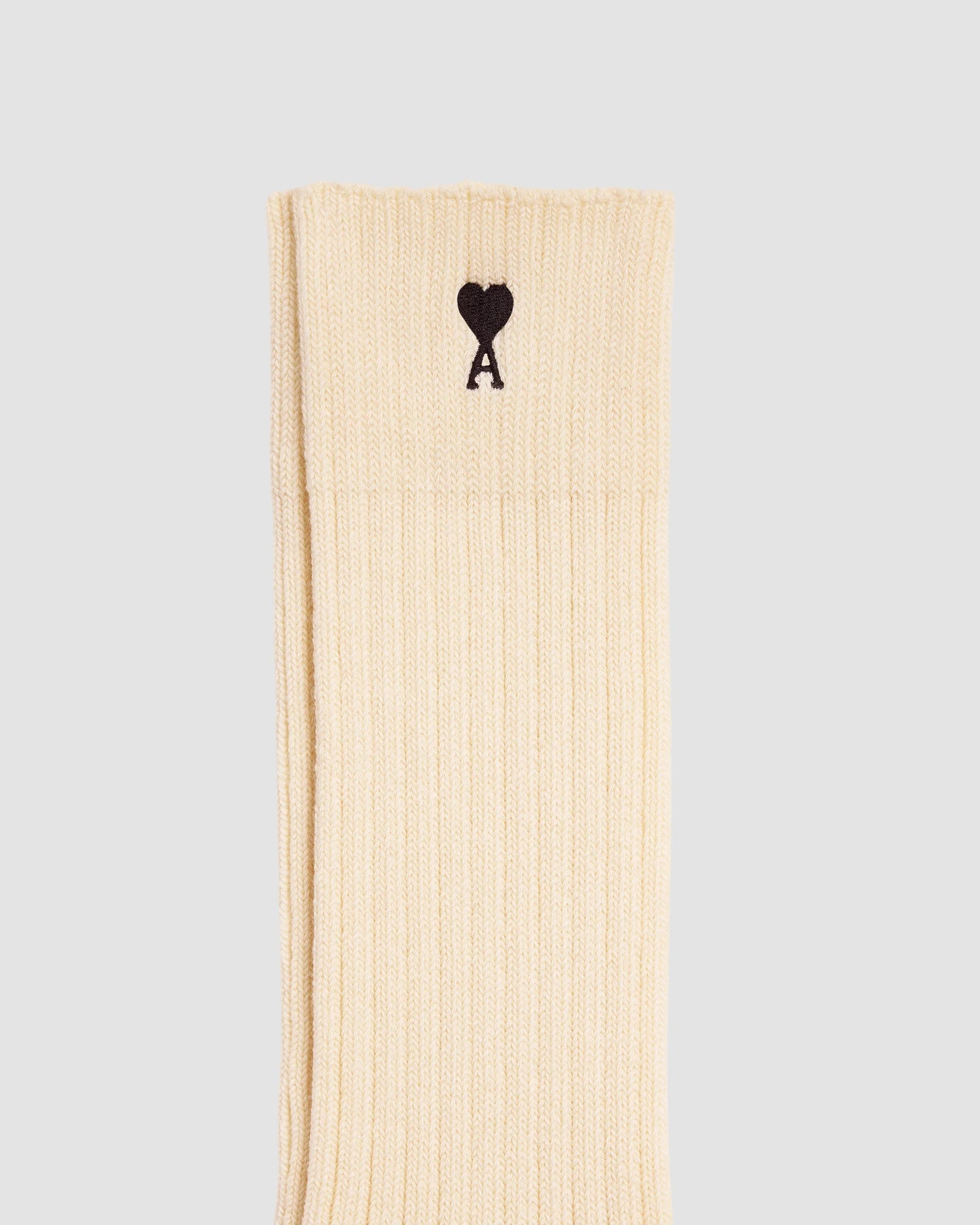 ami de coeur embroidery socks   ami   ivory 3