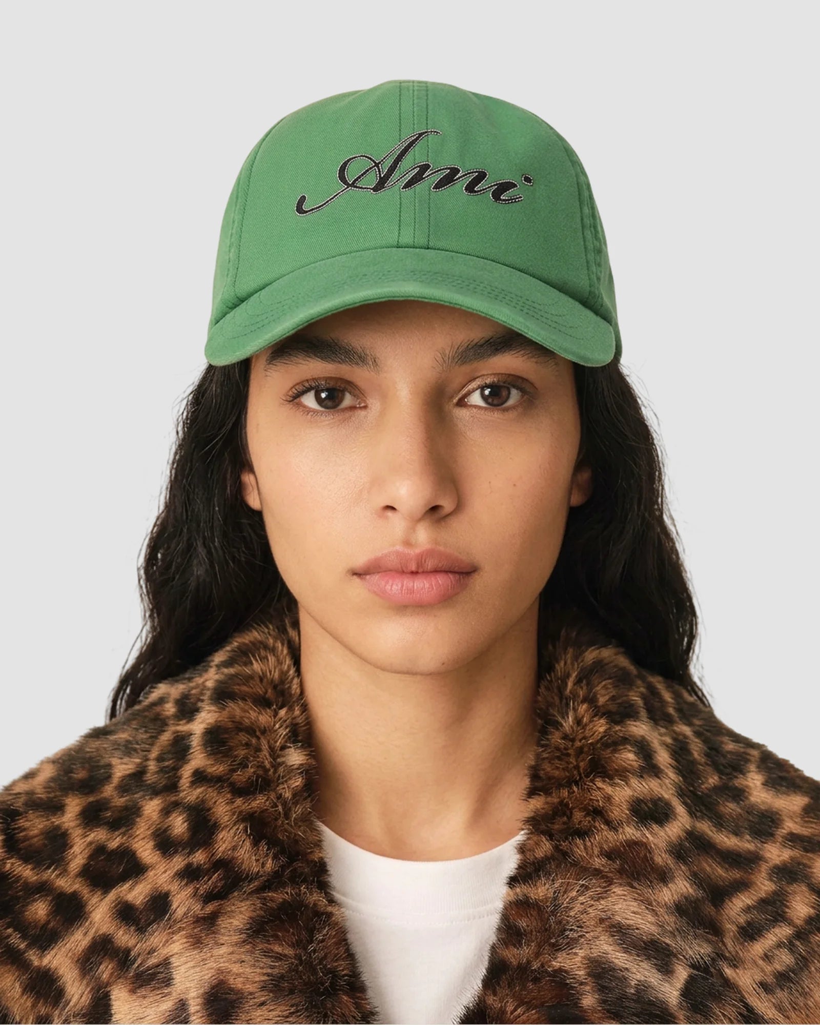 ami embroidery cap   ami   green bottle washed 6