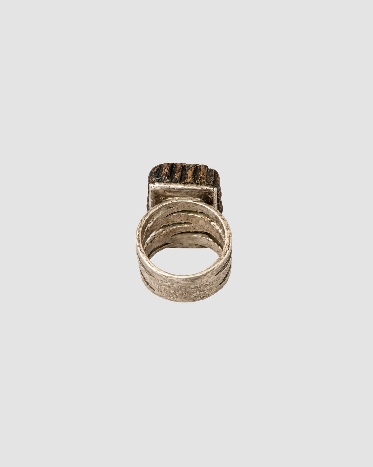 bague attribue a line vautrin vintage   argent 2