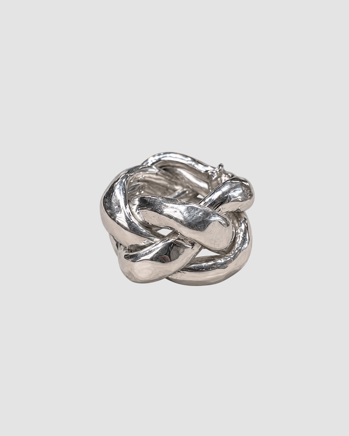 bague tressee homme lisse   series   silver 1