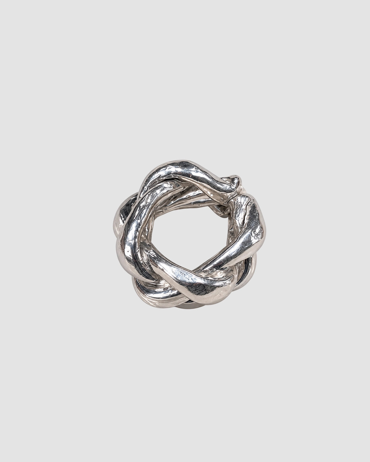 bague tressee homme lisse   series   silver 2