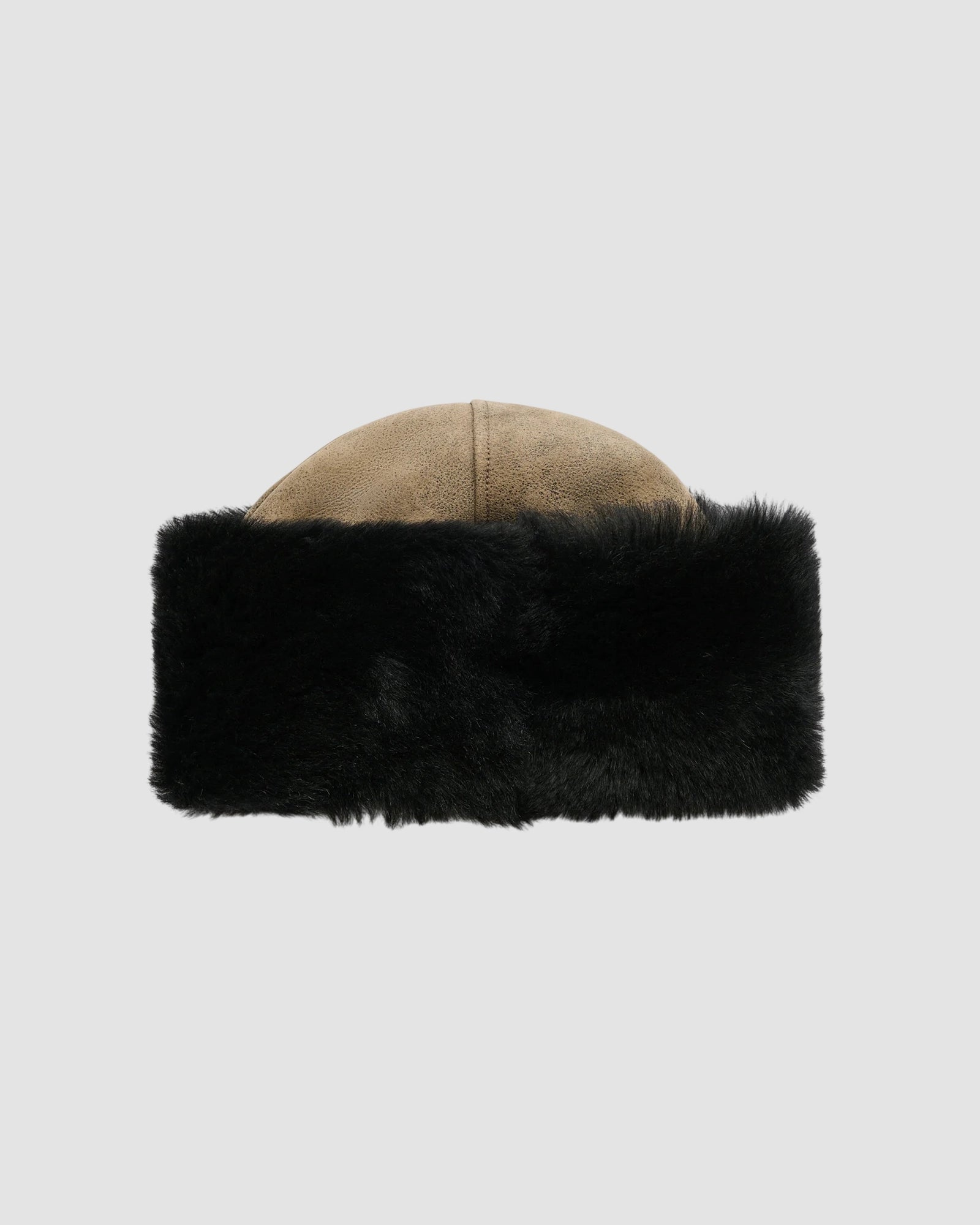 blizzard hat   our legacy   smoky black dry shearling 1