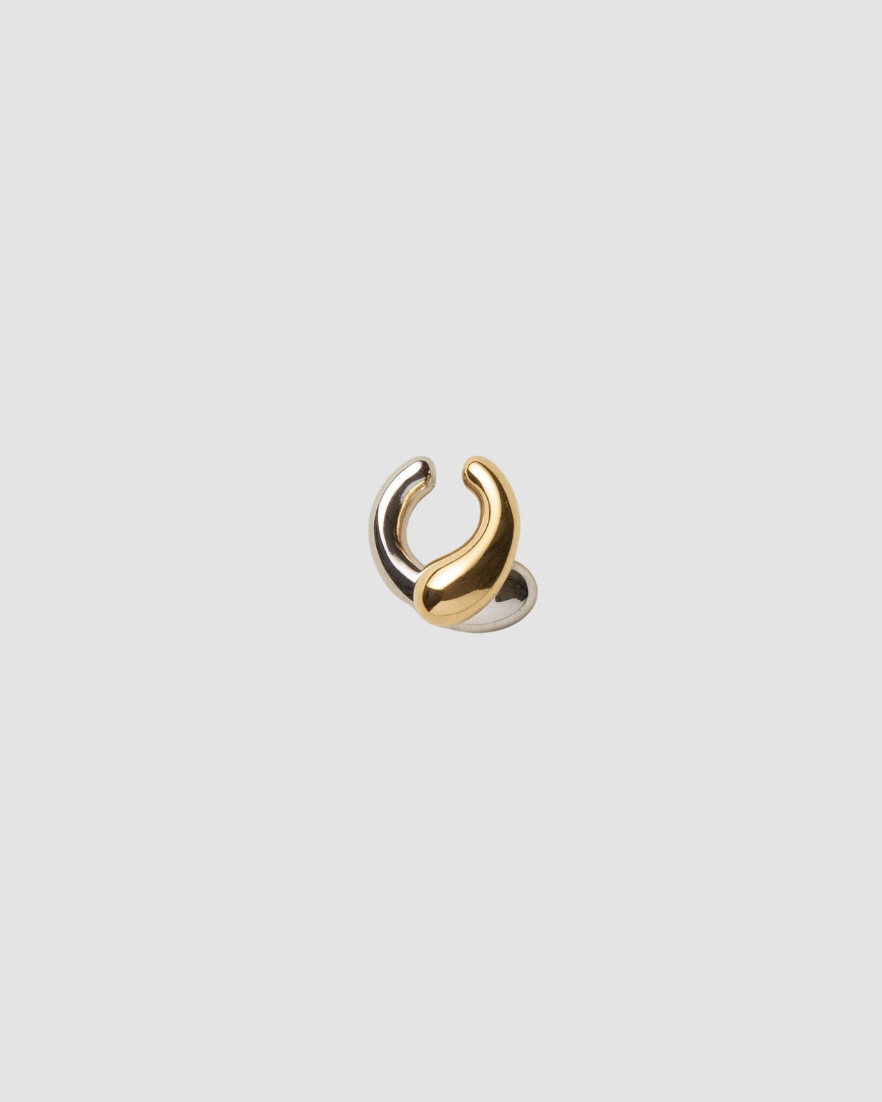 blow up helix ear cuff   panconesi   silver gold 1