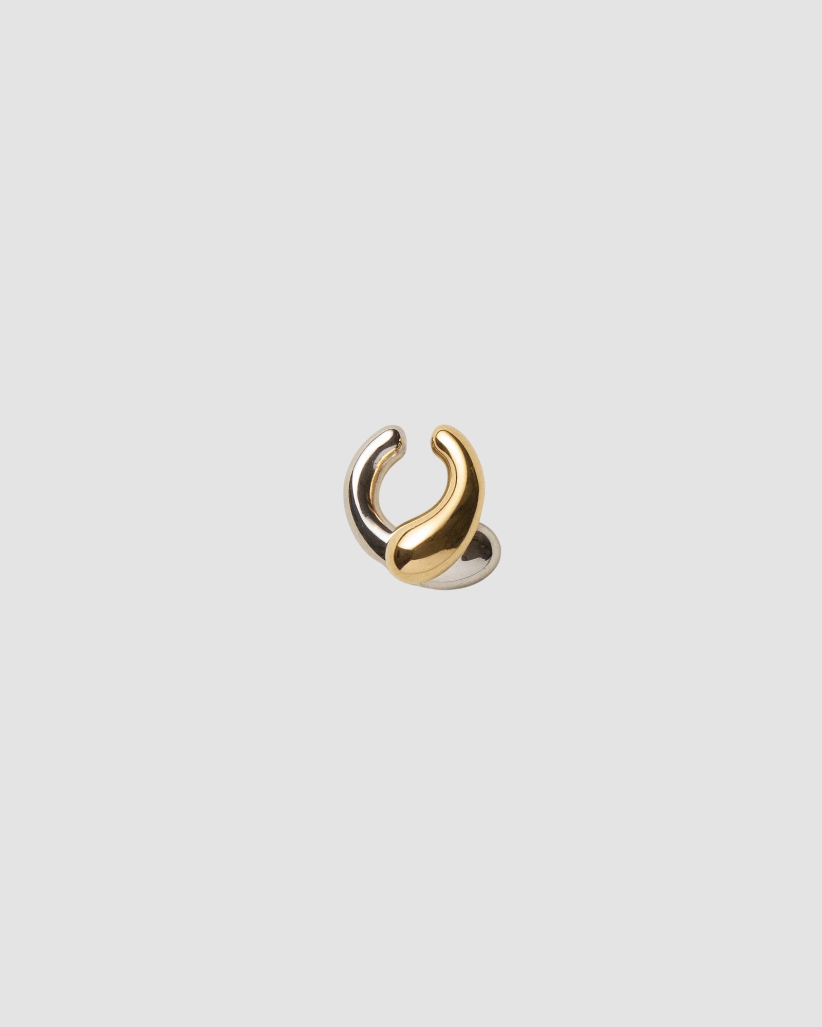blow up helix ear cuff   panconesi   silver gold 1