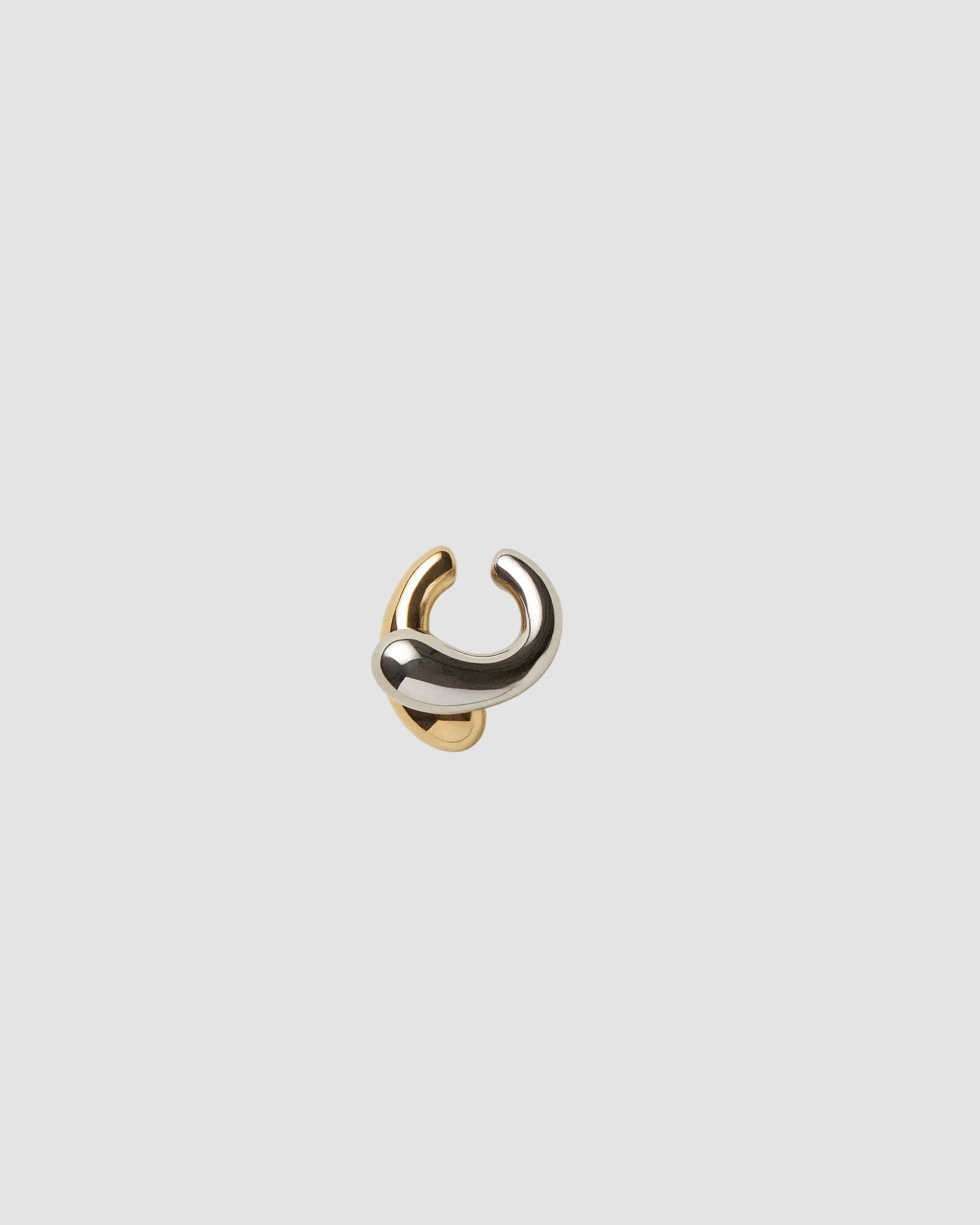 blow up helix ear cuff   panconesi   silver gold 1