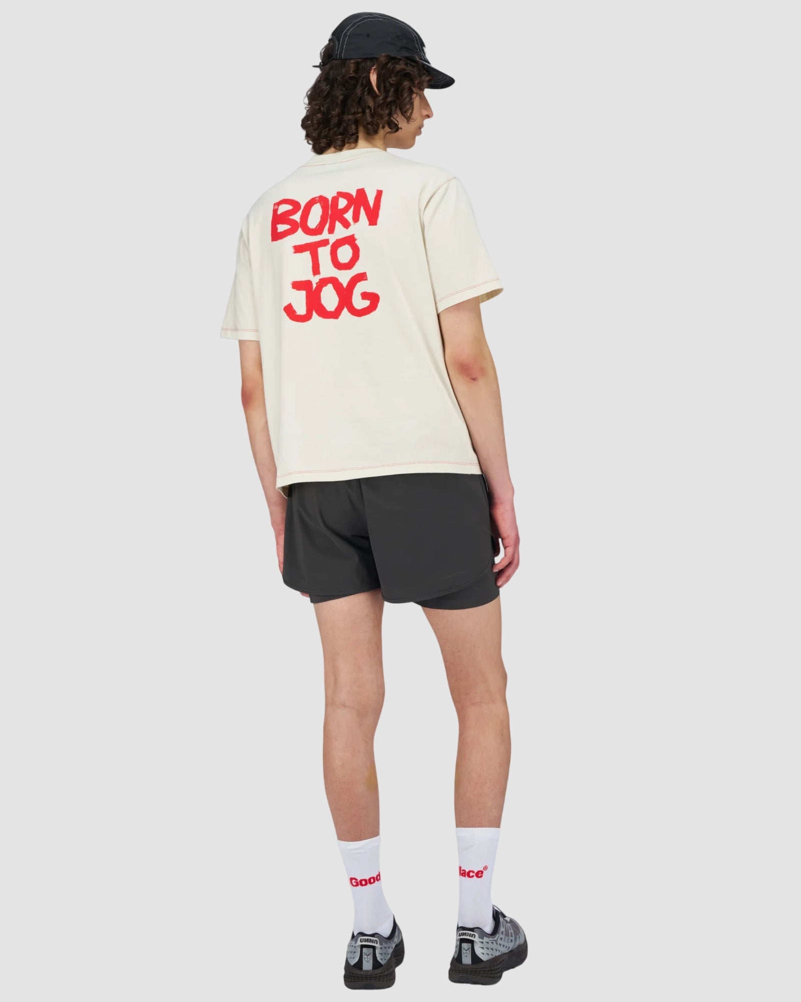 born to jog tee   unna   vanilla white 2