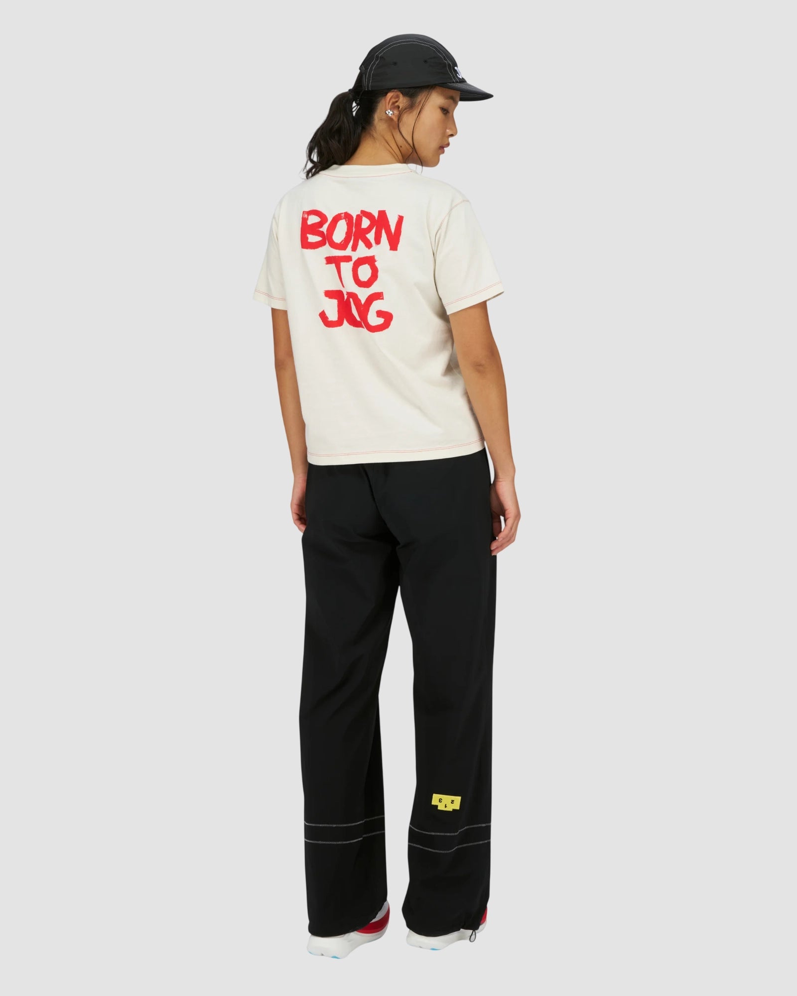 born to jog tee   unna   vanilla white 2