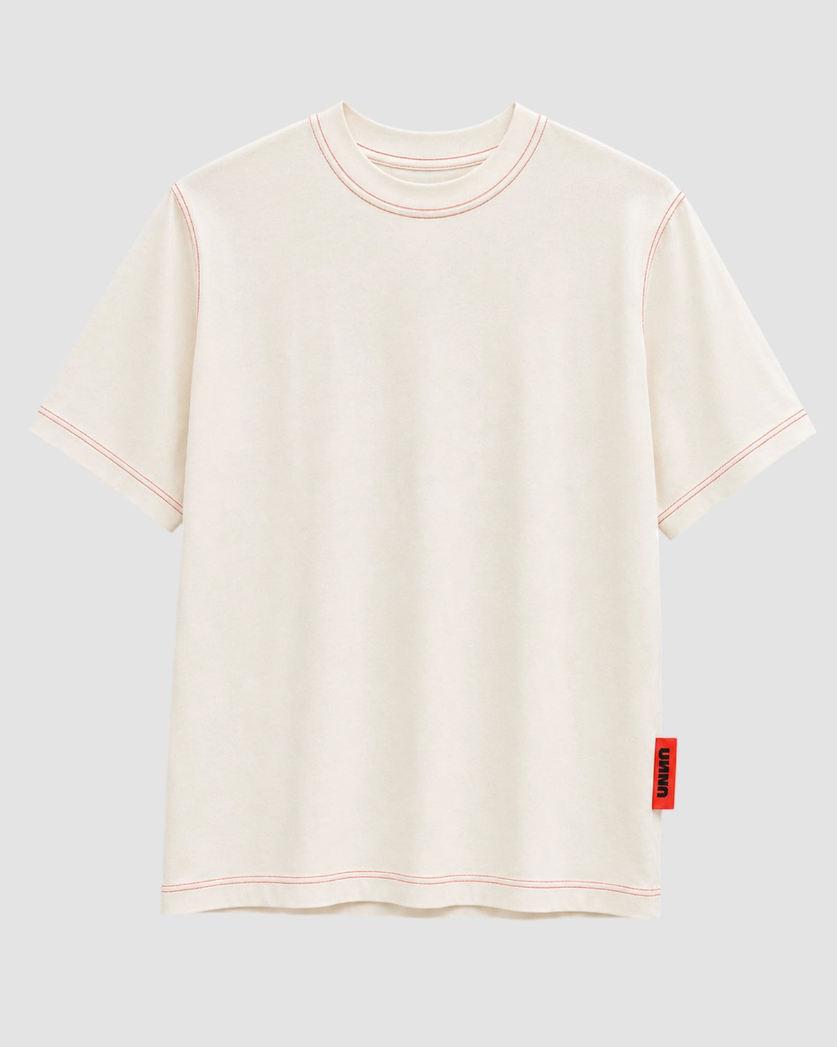 born to jog tee m   unna   vanilla white 1