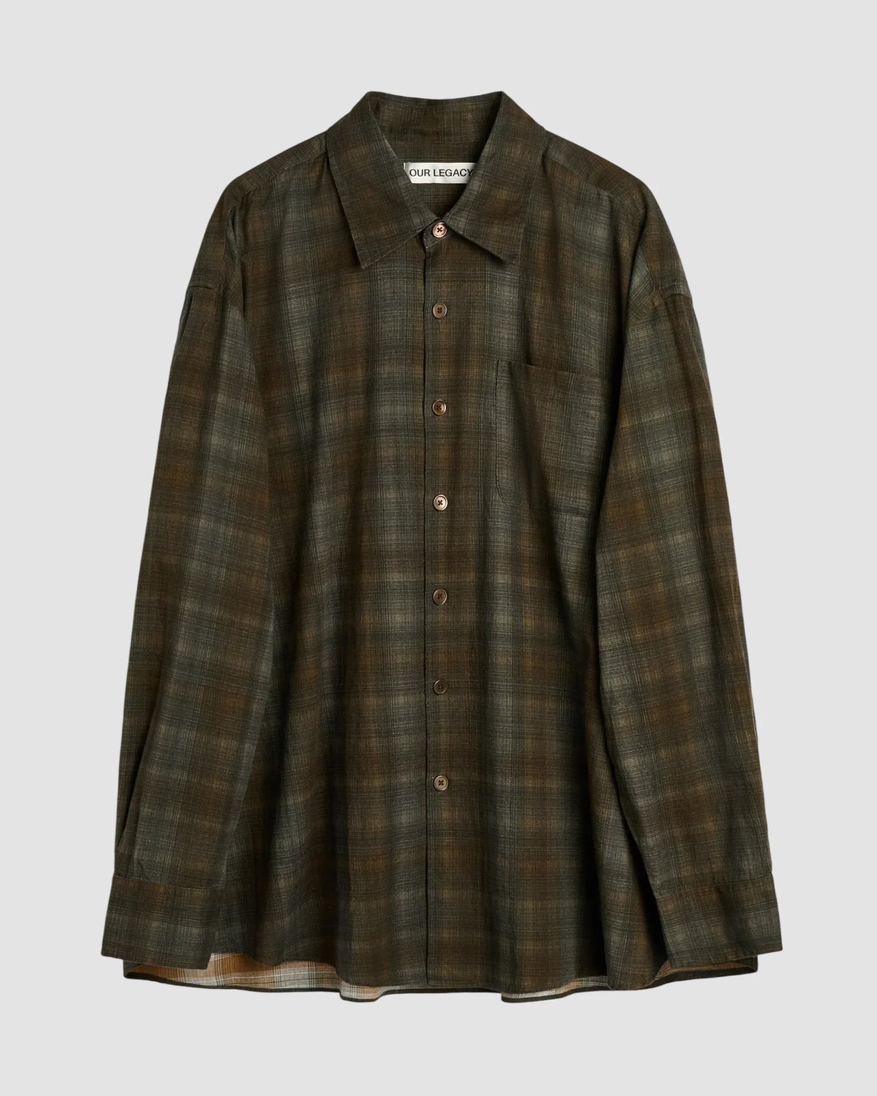 borrowed shirt   our legacy   more check print 5