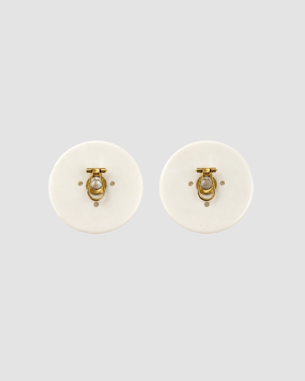 boucle d oreilles a rayures   yellow white 2