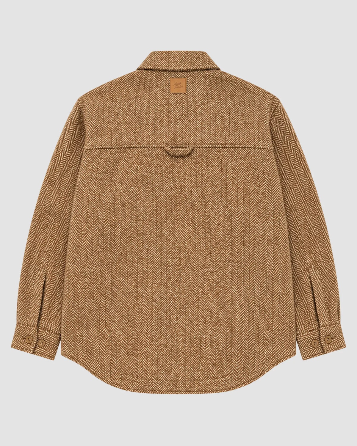buttoned jacket   ami   chocolate brown ivory 2