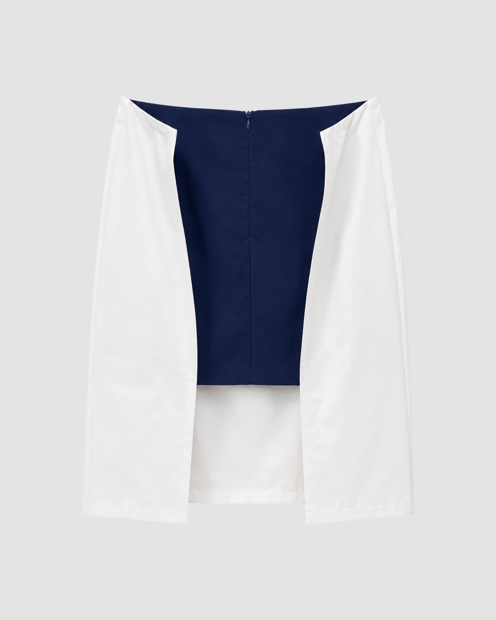 contrast back skirt 2