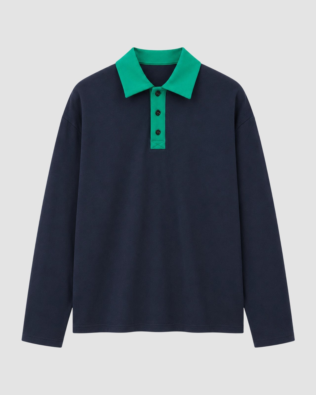 contrast collar polo 2