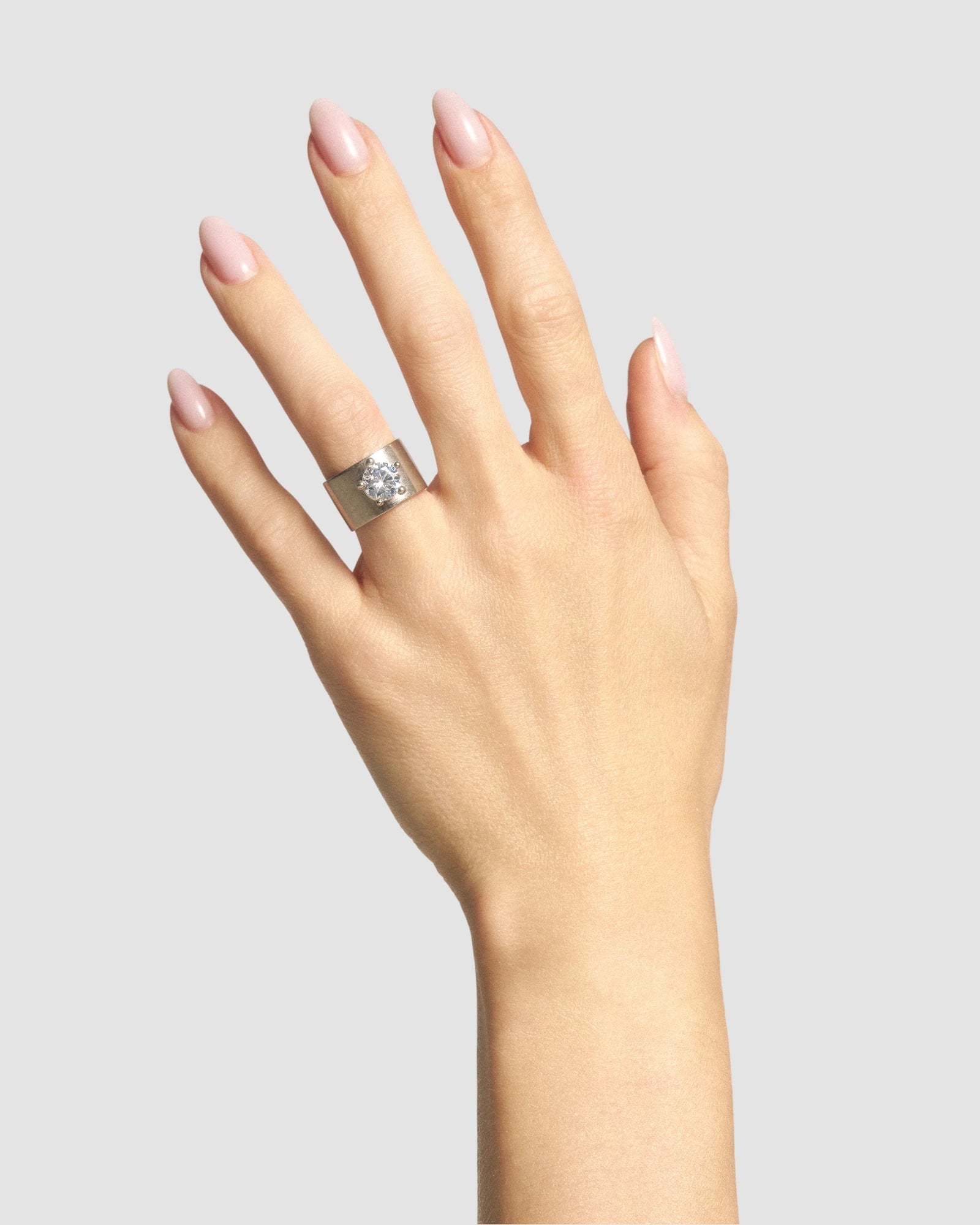 diamanti armour ring small   panconesi   silver 3