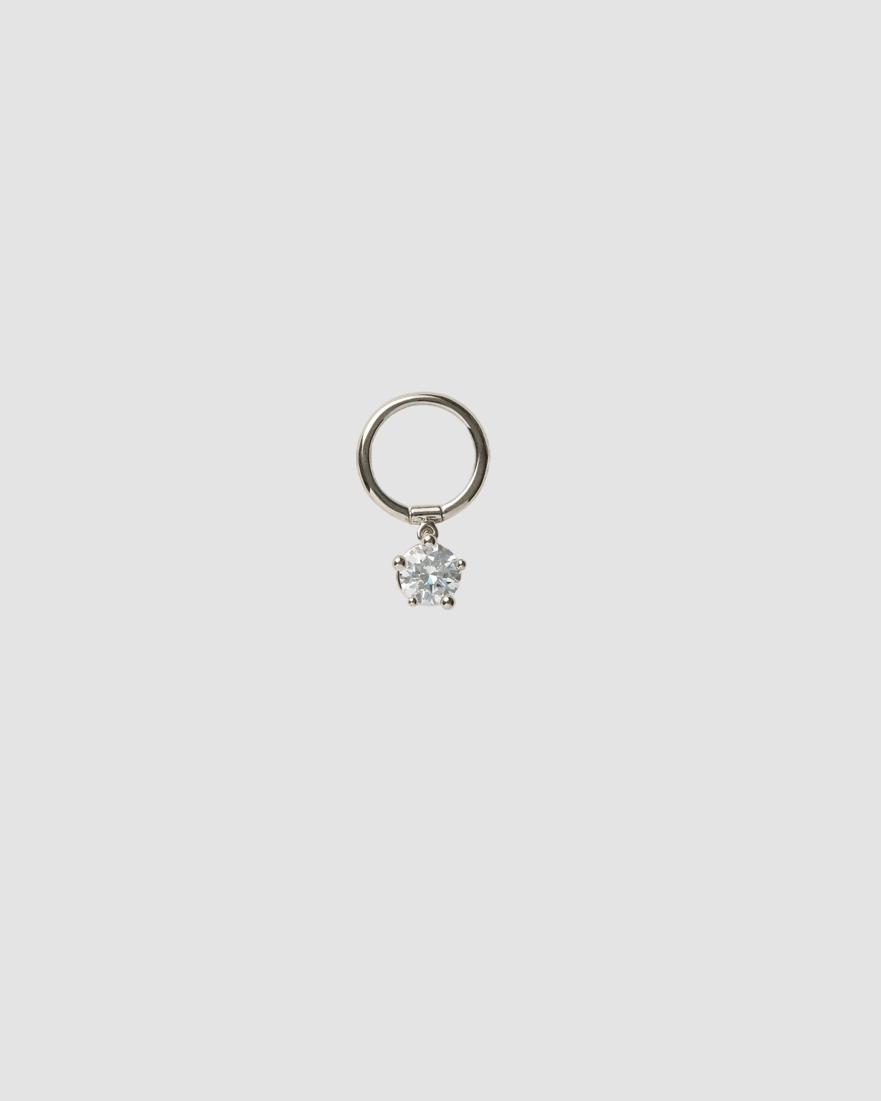 diamanti pendant ring small   panconesi   silver 1
