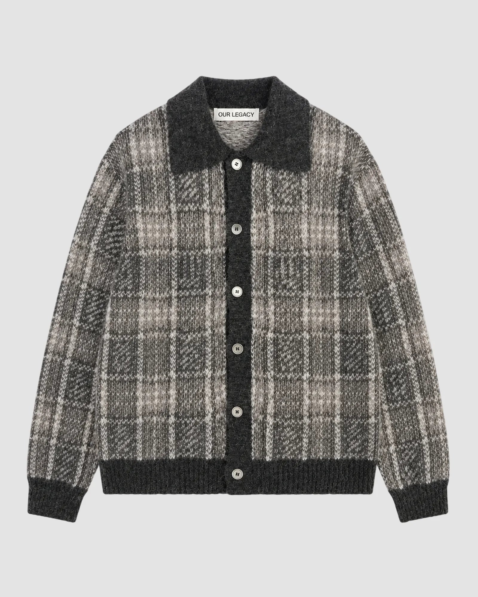 evening polo   our legacy   grand check fuzzy alpaca 1