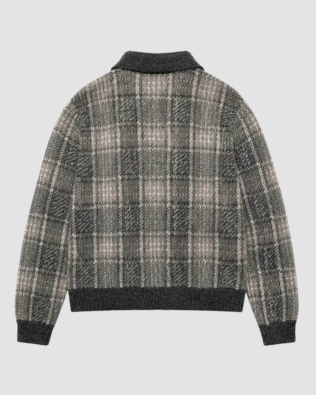 evening polo   our legacy   grand check fuzzy alpaca 2
