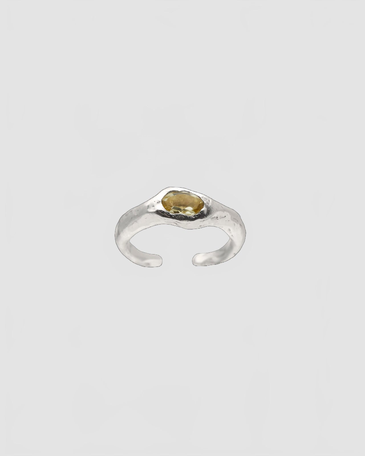 faro green toe ring silver  1 