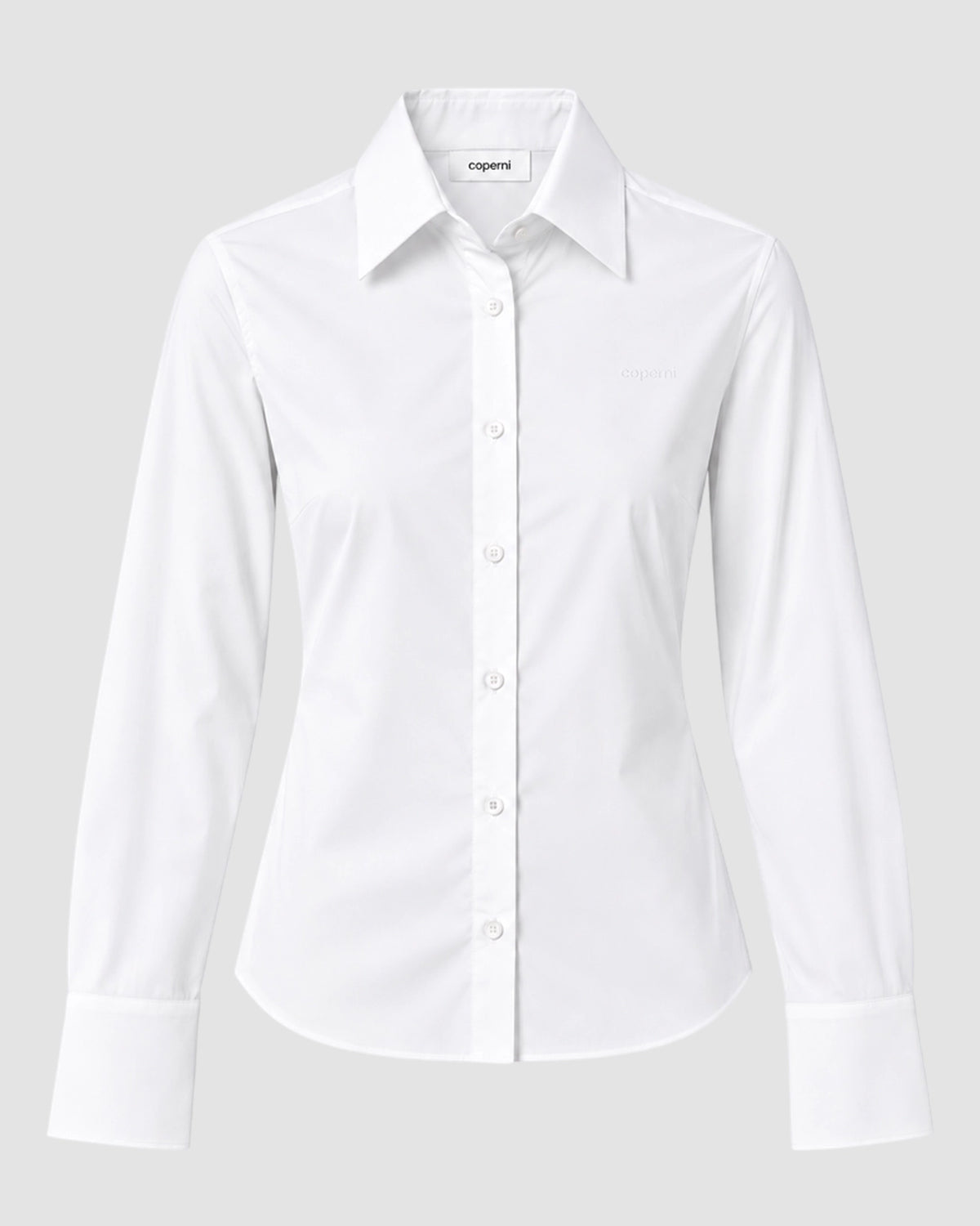 fitted shirt   coperni   white 1