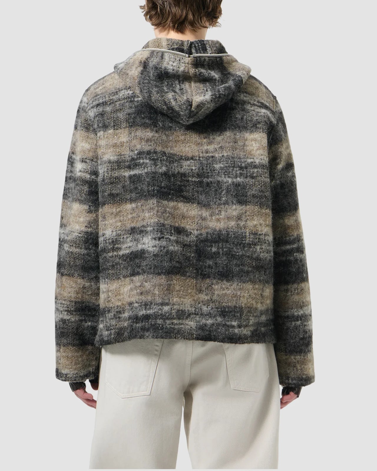 full zip hood   our legacy   night woods check lofty wool 4