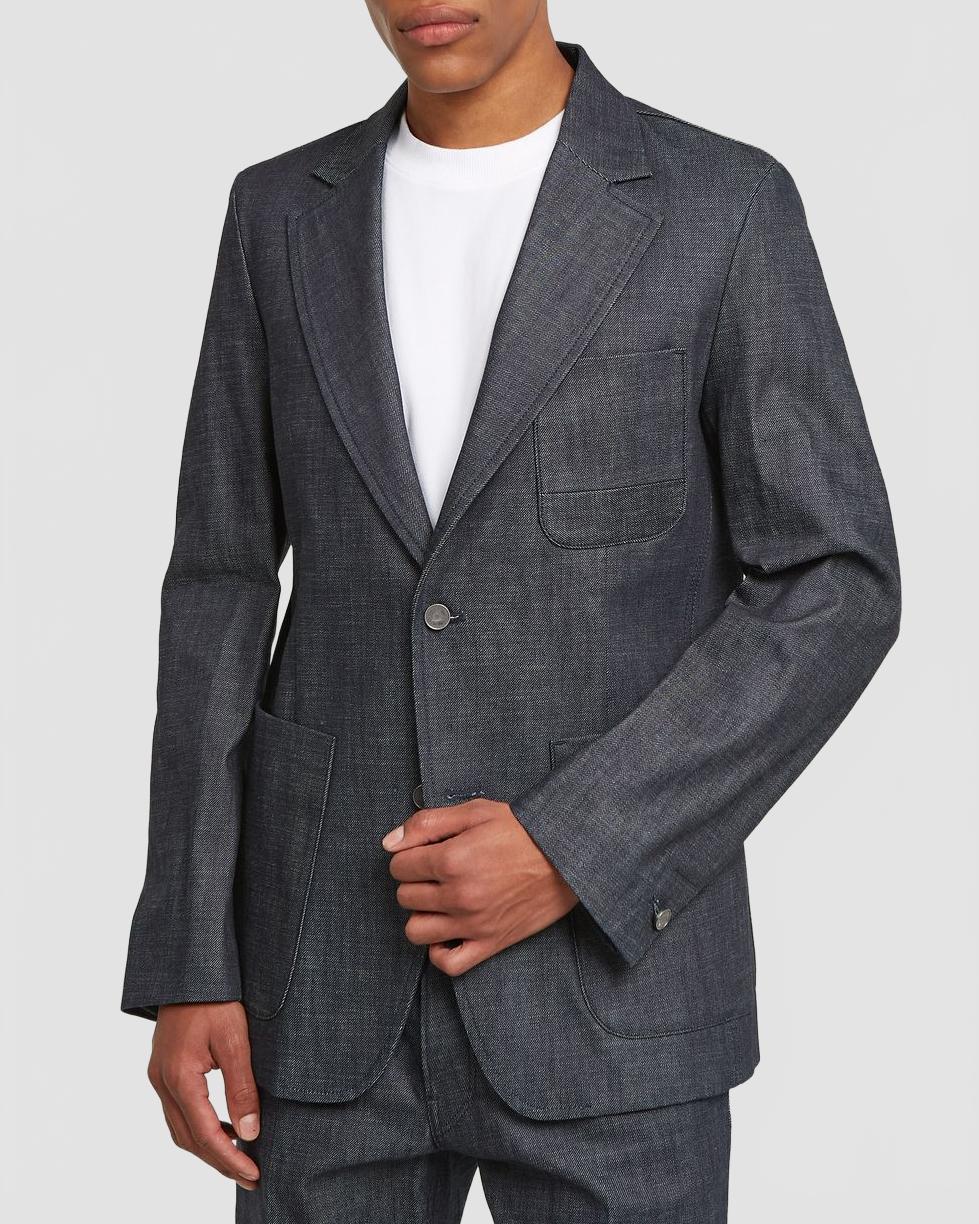 g star blazer selvedge rr denim bleu fonce 2520 25282 2529