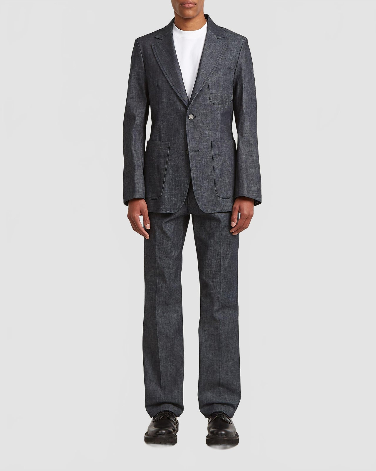 g star blazer selvedge rr denim bleu fonce 2520 25283 2529