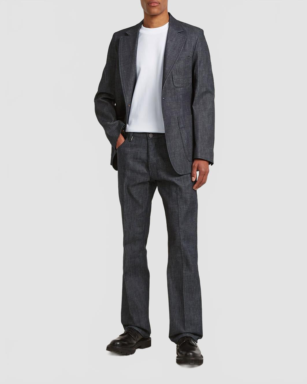 g star jean selvedge rr slim straight bleu fonce 2520 25285 2529