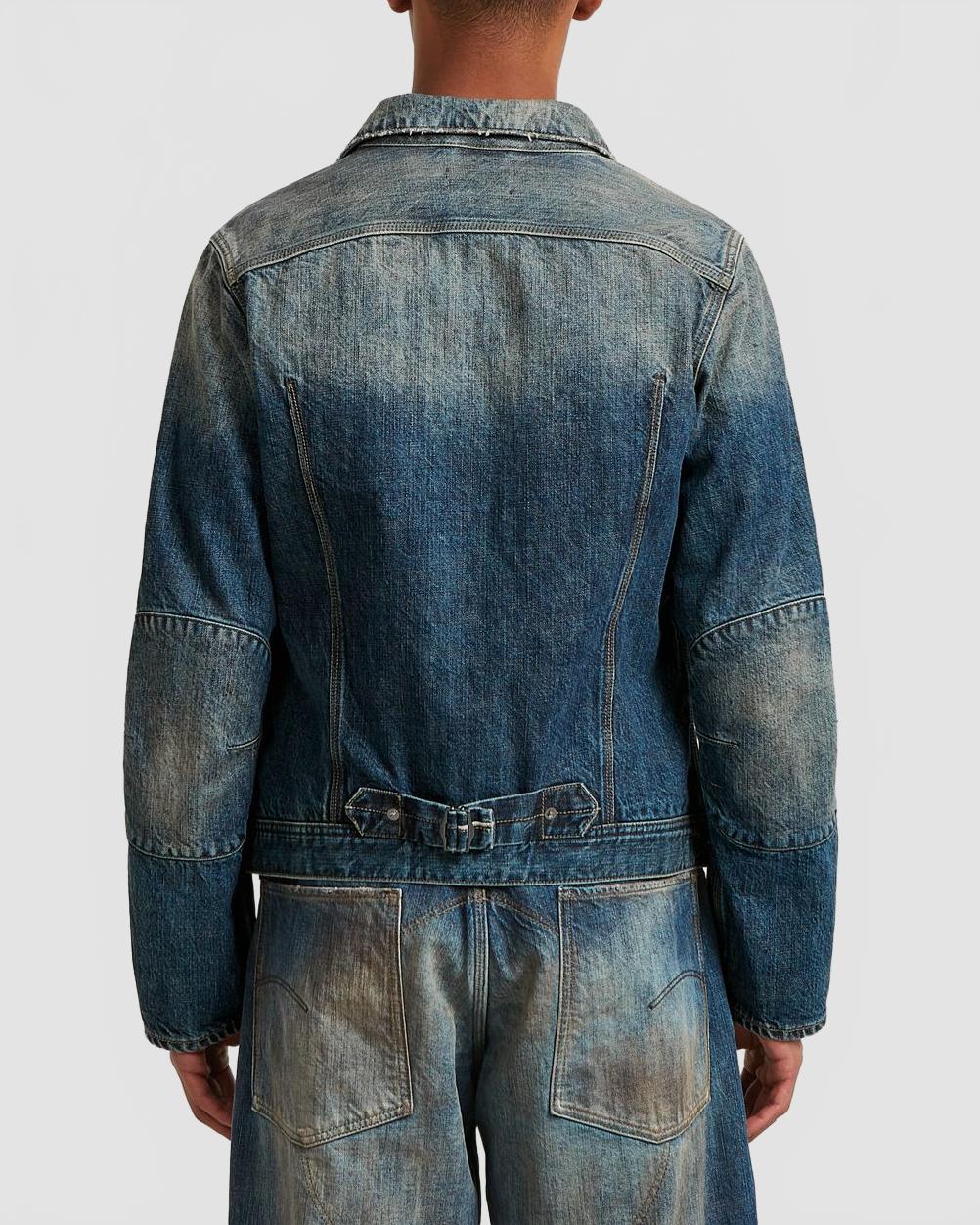 g star veste selvedge rr vinny   homme bleu fonce 2520 252815 2529