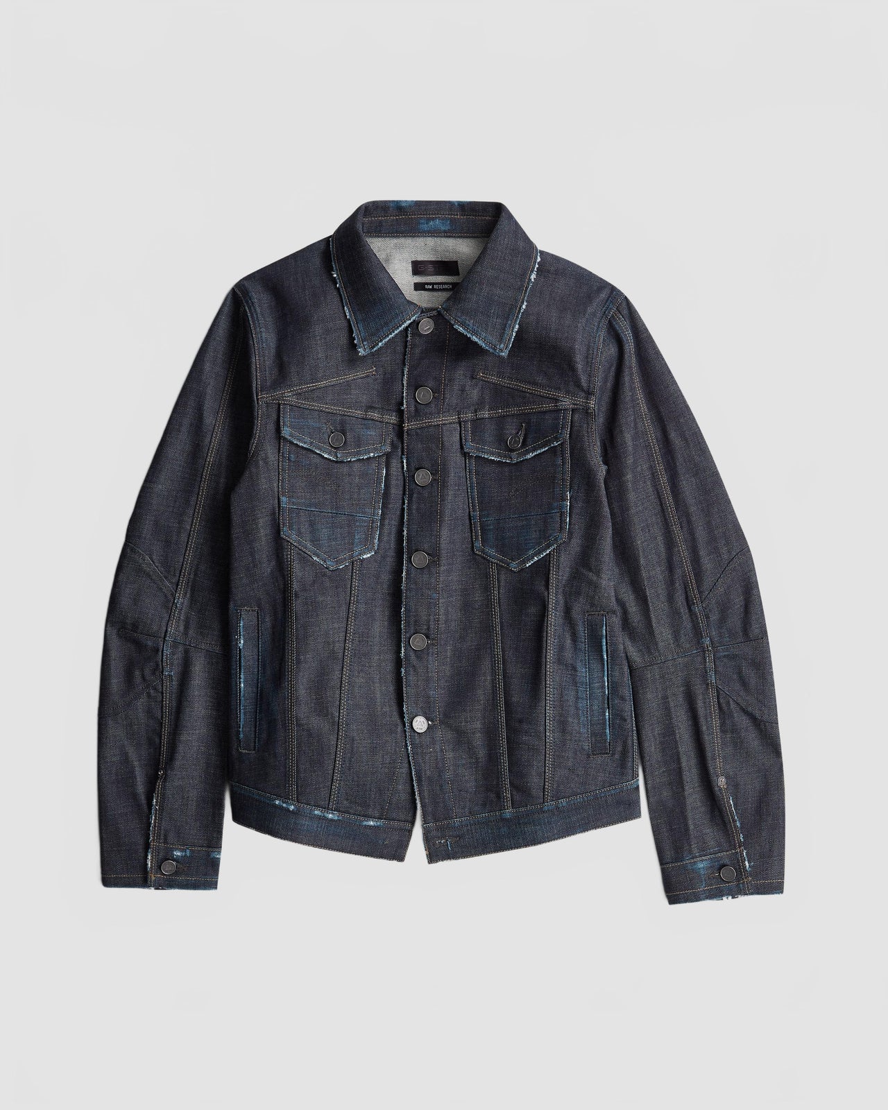 g star veste selvedge rr vinny   homme bleu fonce 2520 25286 2529