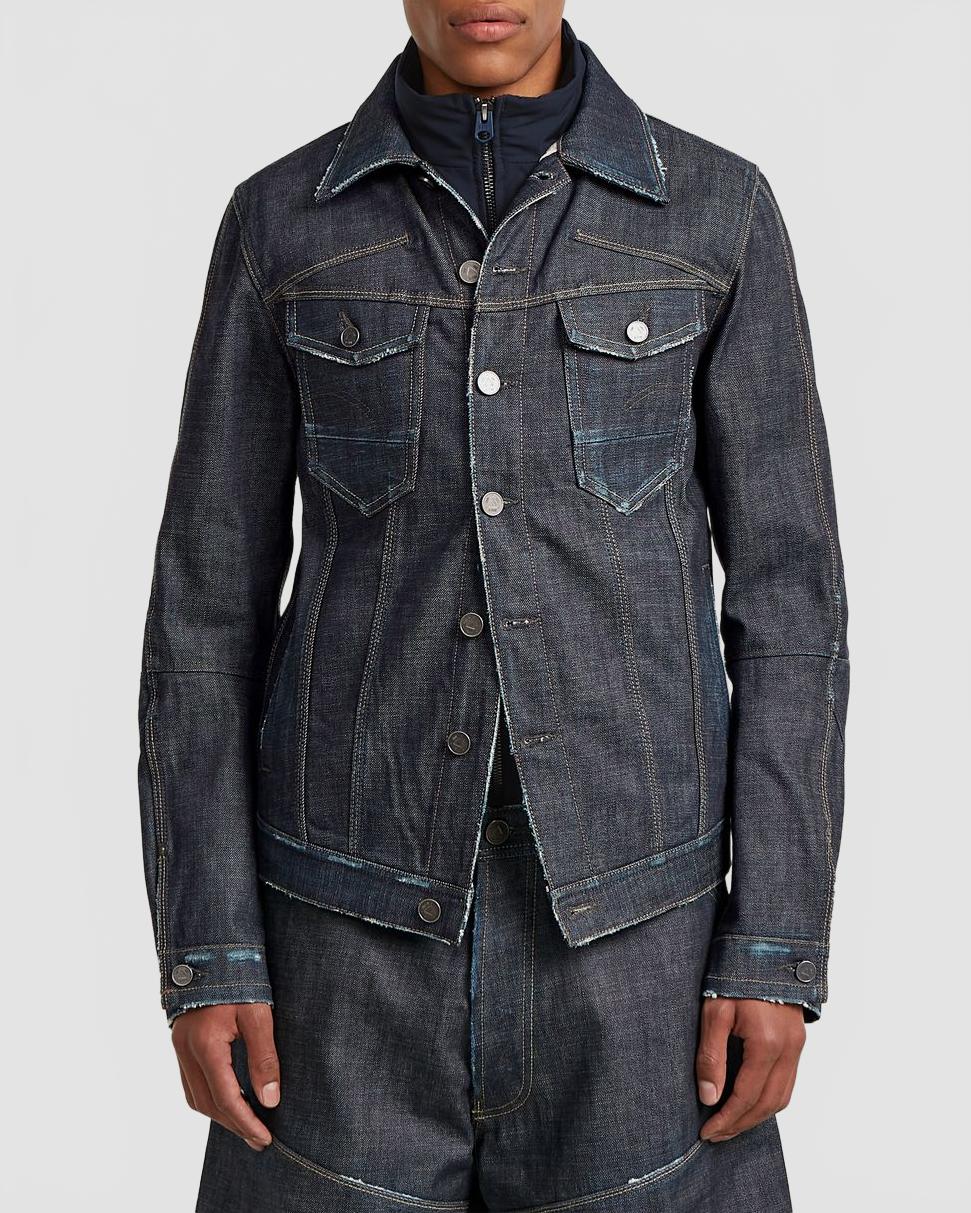 g star veste selvedge rr vinny   homme bleu fonce 2520 25287 2529