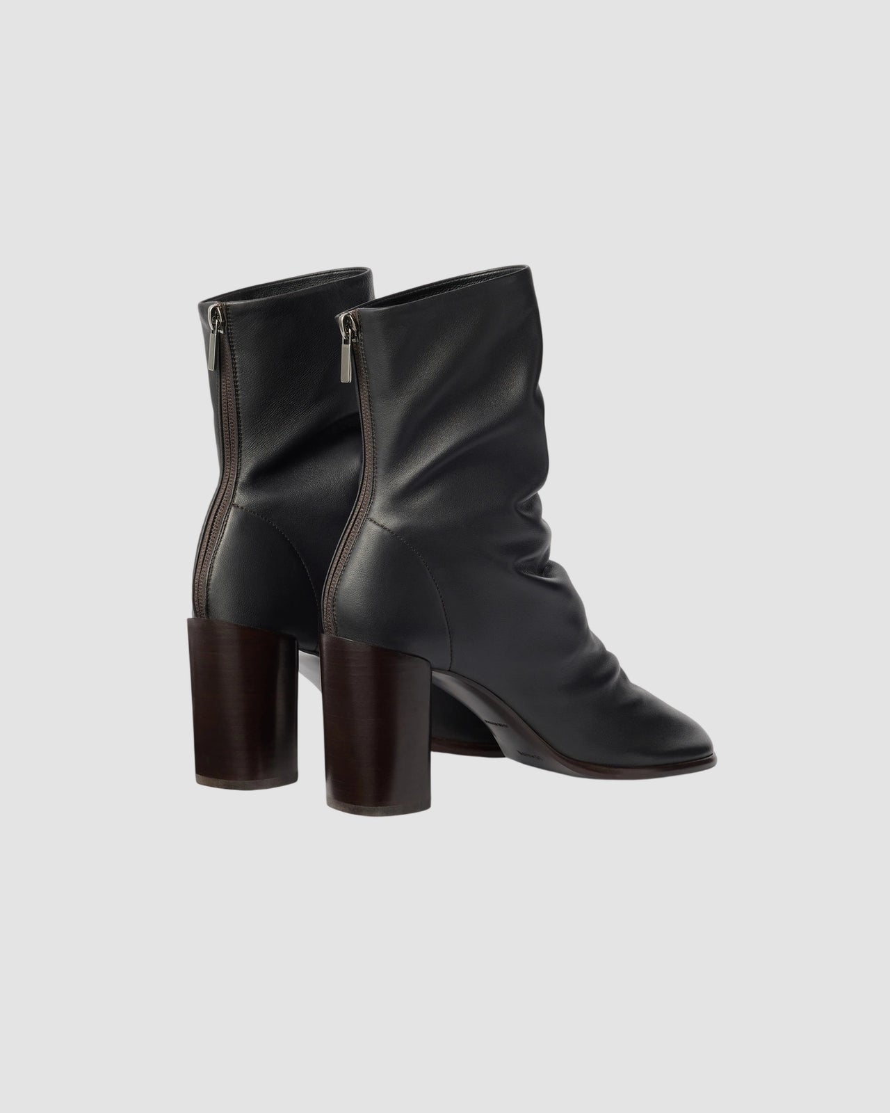 glove ankle boots 80   lemaire   dark chocolate 3